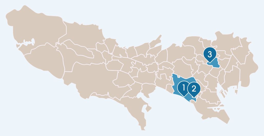 医療法人社団 創福会グループmap