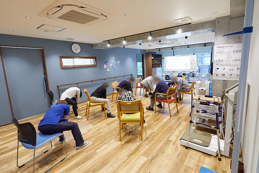 通所リハビリの様子